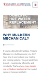 Mobile Screenshot of mulkernmechanical.com